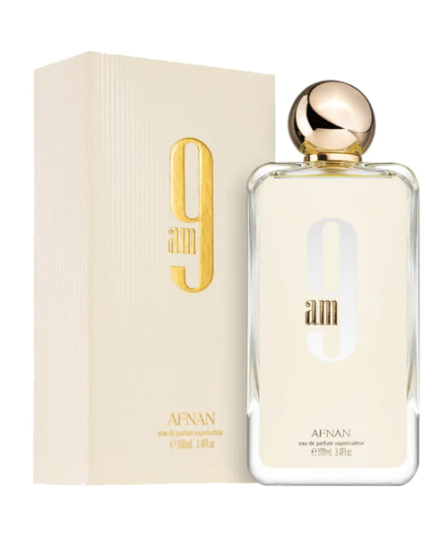 original 9AM By Afnan Edp available at perfumily-Front Side with Box