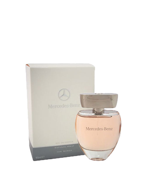 Mercedes-Benz for her EDP